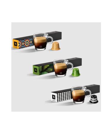 Nespresso New World Series Istanbul Rio De Janeiro and Paris Espresso Capsule Coffee Set of 10 3