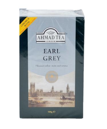 Ahmad Tea Earl Grey (BERGAMOT FLAVORED) 500 grams Loose Tea (ORIGINAL STRIPED)