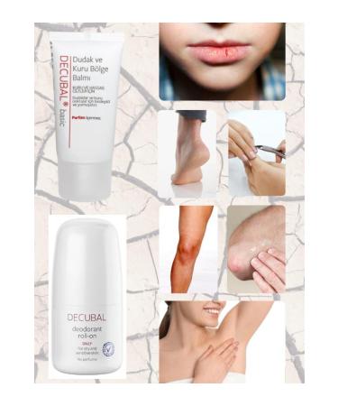 Decubal Lip Balm for Dry and Very Dry Skin 30 ml and Daily Roll-on 50 ml - Buy Online on GoSupps.com