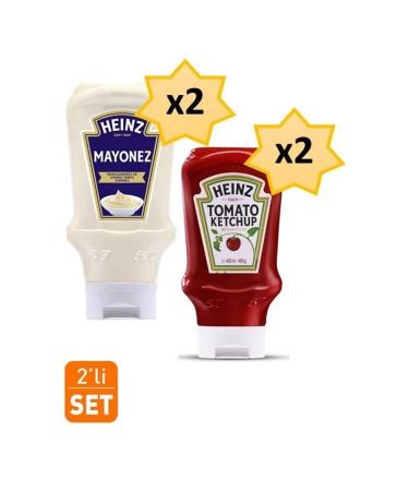 Heinz Ketchup & Mayonnaise Set of 2