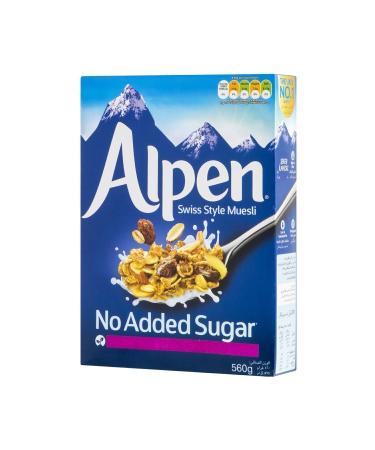 Alpen Muesli Without Sugar Added 560 gr
