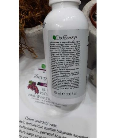 DrCrazy Dr.crazy.zeynep s Cream Grape Seed Extract. Hand Face Body Cream Heel Cracks Elbows Etc. - Buy Online on GoSupps.com