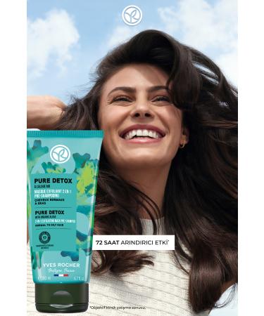 Yves Rocher (PURE DETOX) Purifying 2in1 Peeling and Mask for Oily Hair - Vegan-200 ml - Buy Online on GoSupps.com