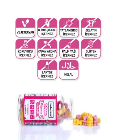 Herbaland Gummies Calcium And Vitamin D3 Gummies Sambuzinc Chewable Form - Buy Online on GoSupps.com