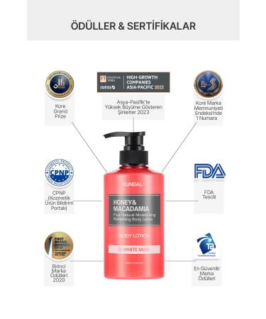 Kundal Moisturizing and Nourishing Body Lotion Kundal Honey & Macadamia Pure Body Lotion 500ml (White Musk) - Buy Online on GoSupps.com