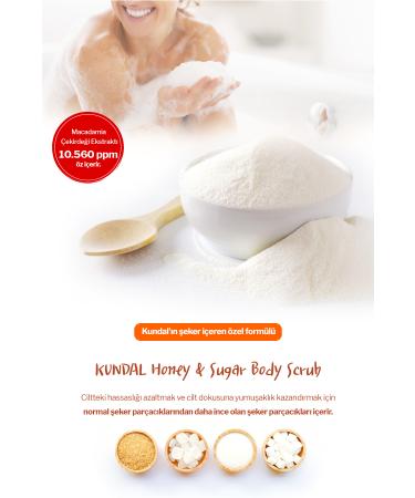 Kundal Macadamia Extract Body Scrub Kundal Macadamia & Sugar Body Scrub 550g (White Musk) - Buy Online on GoSupps.com