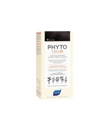 Phyto Phytocolor 4 Chestnut Ammonia-Free Permanent Herbal Hair Dye