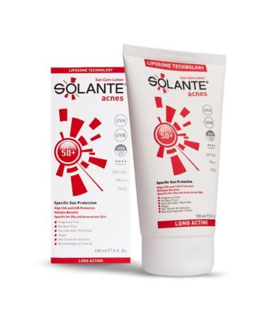Solante Acnes Spf 50 Sunscreen Lotion 150 ml