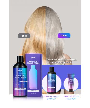 Kundal Special Color Protective Care Shampoo for Blonde-Ashy Hair KUNDAL Ash Color Shampoo 300ml (Pear & Freesia) - Buy Online on GoSupps.com