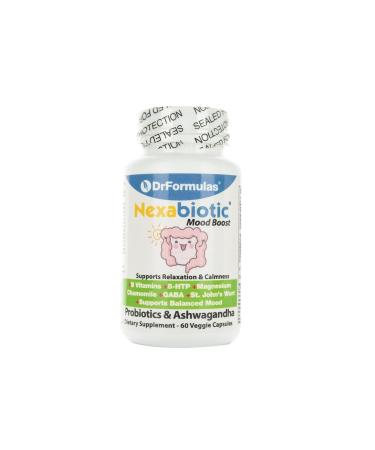 DR DrFormulas Mood Boost Probiotics & Asvaganda Nexabiotic 60 Capsules