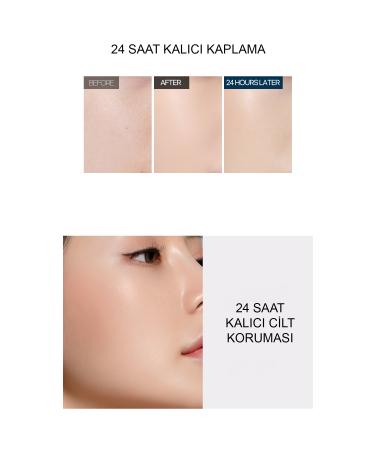 BOM High Coverage Foundation Spf37 and 24 Hour Protection Cover Flex Skin Fit Foundation No: 21 Rosy Beige - Buy Online on GoSupps.com