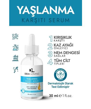 DEM LOVING Anti-Aging and Anti-Wrinkle Brightening Serum 30 ml