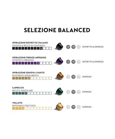 Nespresso Balanced Italian Flavors Series 10 Boxes (100 Capsules) - Buy Online on GoSupps.com