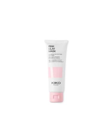 Kiko Milano Pink Clay Mask Moisturizing and Soothing Face Mask with Chamomile and Pink Clay