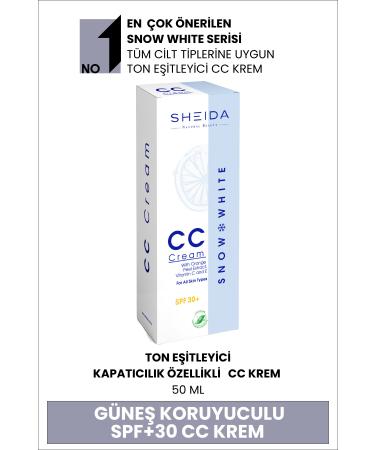 Sheida Snow White CC Cream Spf 30