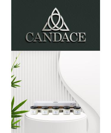 Candace 5-Piece Natural Cream Candle Mini Set (35GR X 5) - Buy Online on GoSupps.com