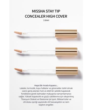 Missha Fine Textured Smooth Appearance Concealer Stay Tip Concealer High Cover 21P(Fair) - Buy Online on GoSupps.com