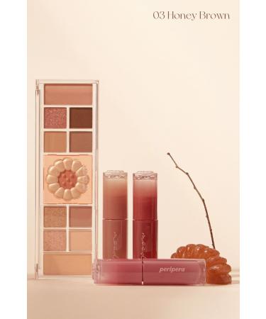 PERIPERA Multifunctional Makeup Palette Peripera All Take Mood Like Palette (03 Honey Brown) (Honey K-Oookie) - Buy Online on GoSupps.com