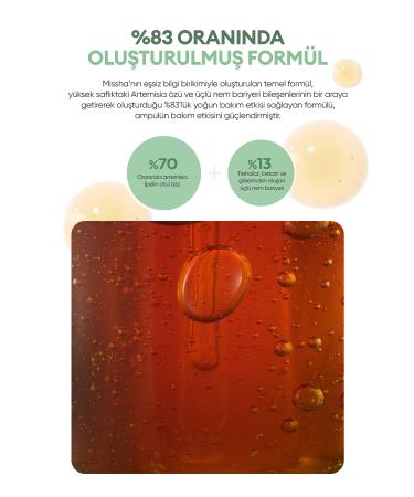 Missha Artemisia Annua Extract Anti-Redness Concentrate Ampoule for Sensitive Skin - Buy Online on GoSupps.com