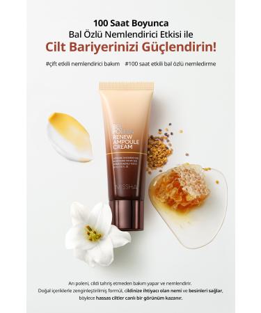 Missha Bee Pollen Renew Ampoule Cream for Dry and Lifeless Skin Missha Bee Pollen Renew Ampoule Cream - Buy Online on GoSupps.com