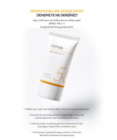 Missha All Around Safe Block Cotton Sun Cream Matte Finish for Oily Skin - Buy Online on GoSupps.com