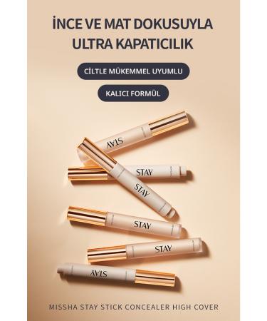 Missha High Coverage and Long-Lasting Stick Concealer Stay Stick Concealer High Cover 23(Sand) - Buy Online on GoSupps.com
