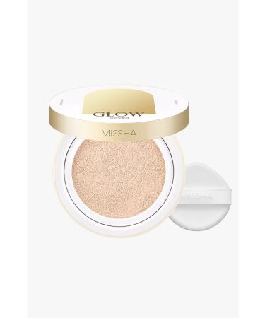 Missha Luminous and Glass Skin Light Texture Cushion SPF40++ Glow Cushion (No.21P)