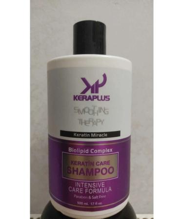 KERAPLUS Keratin Care Shampoo 500 Ml Salt-Free Sulfate-Free - Buy Online on GoSupps.com