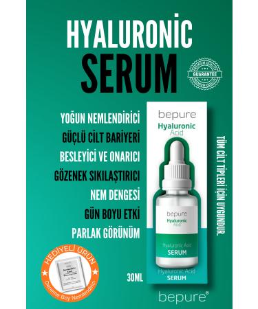 Bepure Hyaluronic Acid Serum Intensive Moisturizing Plumping Anti-Aging Skin Care Serum 30ml