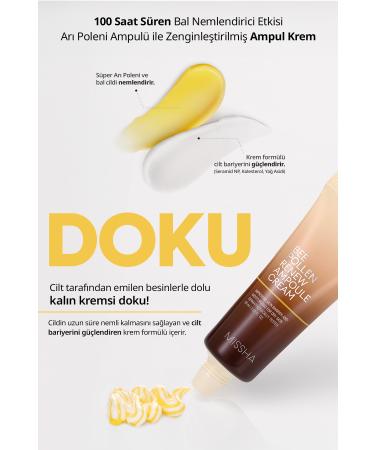 Missha Bee Pollen Renew Ampoule Cream for Dry and Lifeless Skin Missha Bee Pollen Renew Ampoule Cream - Buy Online on GoSupps.com