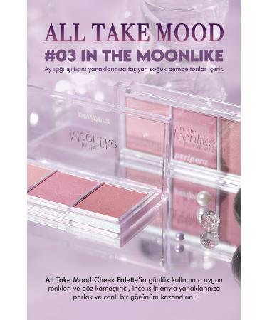 PERIPERA Pink Sparkle Triple Blush Palette Peripera All Take Mood Cheek Palette (03 In The Moonlike) - Buy Online on GoSupps.com