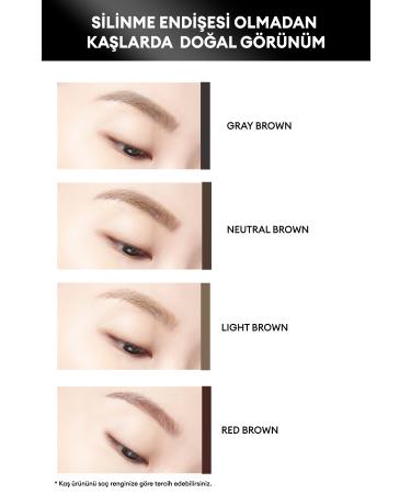 Missha Natural Looking Permanent Waterproof Eyebrow Pencil Ultra Powerproof Brow Slim Pencil (Light Brown) - Buy Online on GoSupps.com