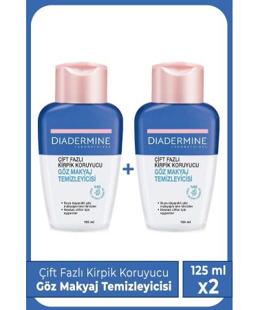 Diadermine Dual Phase Eyelash Protective Eye Make-Up Remover 125 ml X 2 Pieces