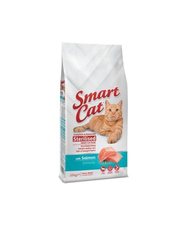 SMARTCAT Smart Cat Sterilized Salmon Sterilized Cat Food 10 kg