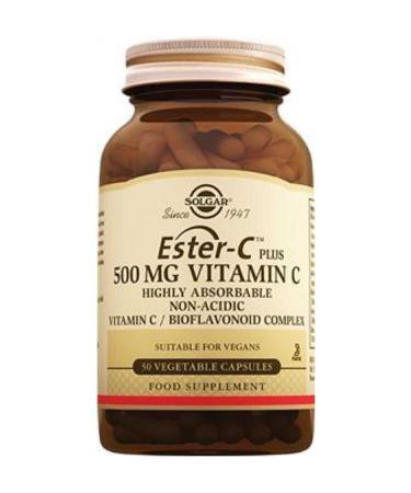 Solgar Ester-c Plus 500 Mg 50 Herbal Capsules