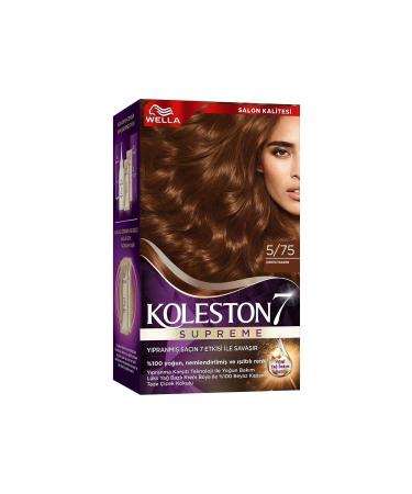 Wella Koleston Supreme Kit Hair Dye 5/75 Attractive Copper - Buy Online on GoSupps.com