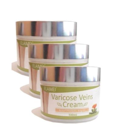 ELAIMEI Spider Varicose Veins Cream Varicose cellulite knee leg care cream 3 pieces - 100 ml