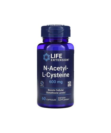 Life Extension N-Acetyl-L-Cysteine 600 mg 60 Capsules