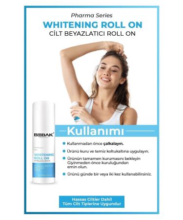 Bebak Underarm Hand Foot Sweating Whitening Effect Roll On 50 ml - Buy Online on GoSupps.com