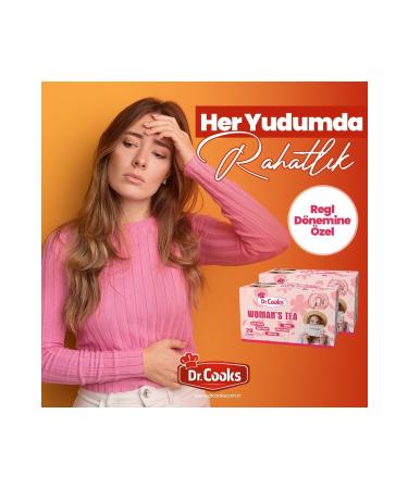 Dr Cooks Dr.cooks Woman's Tea Menstrual Tea Women - 60 Tea Bags for Special Days