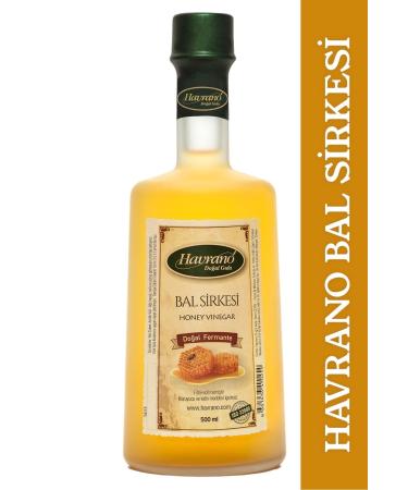 Havrano 0 Natural Fermented Honey Vinegar 500 Ml