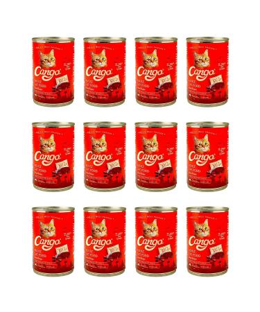 Cango Liver Cat Canned Food 415 Gr 12 Pieces