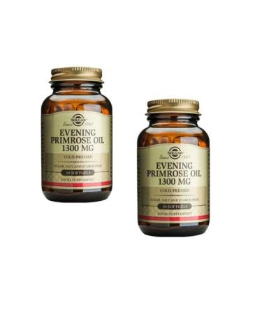 Solgar Evening Primrose Oil 1300 mg - 30 Softgels X 2 Pieces