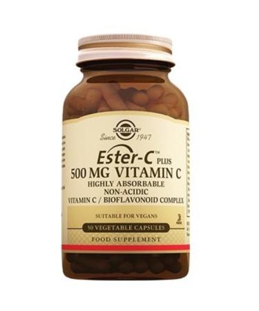 Solgar Ester-c Plus 500 Mg 50 Capsules