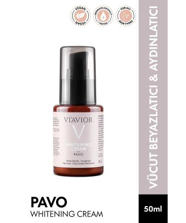 V AV OR Pavo Whitening Body Blemish Cream Vegan Skin Whitening Tone Equalizer Brightener 50ml
