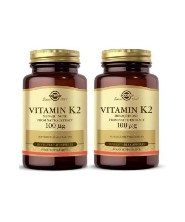 Solgar Vitamin K2 100 Mcg 50 Tablets 2 Pieces
