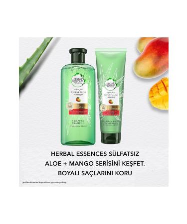 Herbal Essences Aloe Power + Mango Sulfate Free Shampoo 380 ml - Buy Online on GoSupps.com