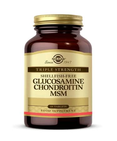 Solgar Glucosamine Chondroitin (glucosamine Glucosamine Chondroitin Msm 60 Tablets) - Buy Online on GoSupps.com