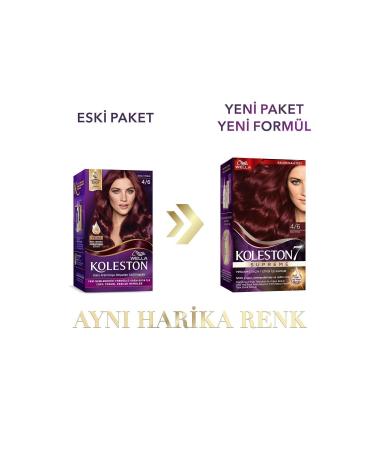 Wella Koleston Supreme Kit Hair Dye 4/6 Red Violet - Buy Online on GoSupps.com