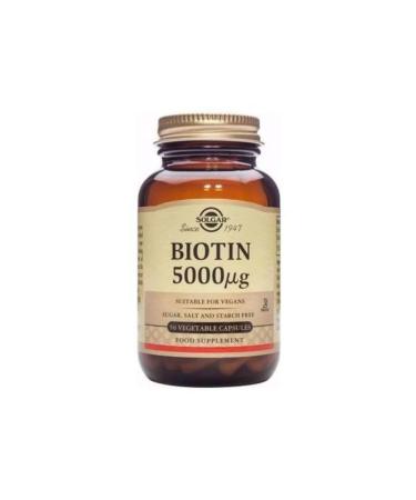 Solgar Biotin 5000 Mcg 50 Capsules + Ester-c Plus 500 Mg 50 Capsules - Buy Online on GoSupps.com